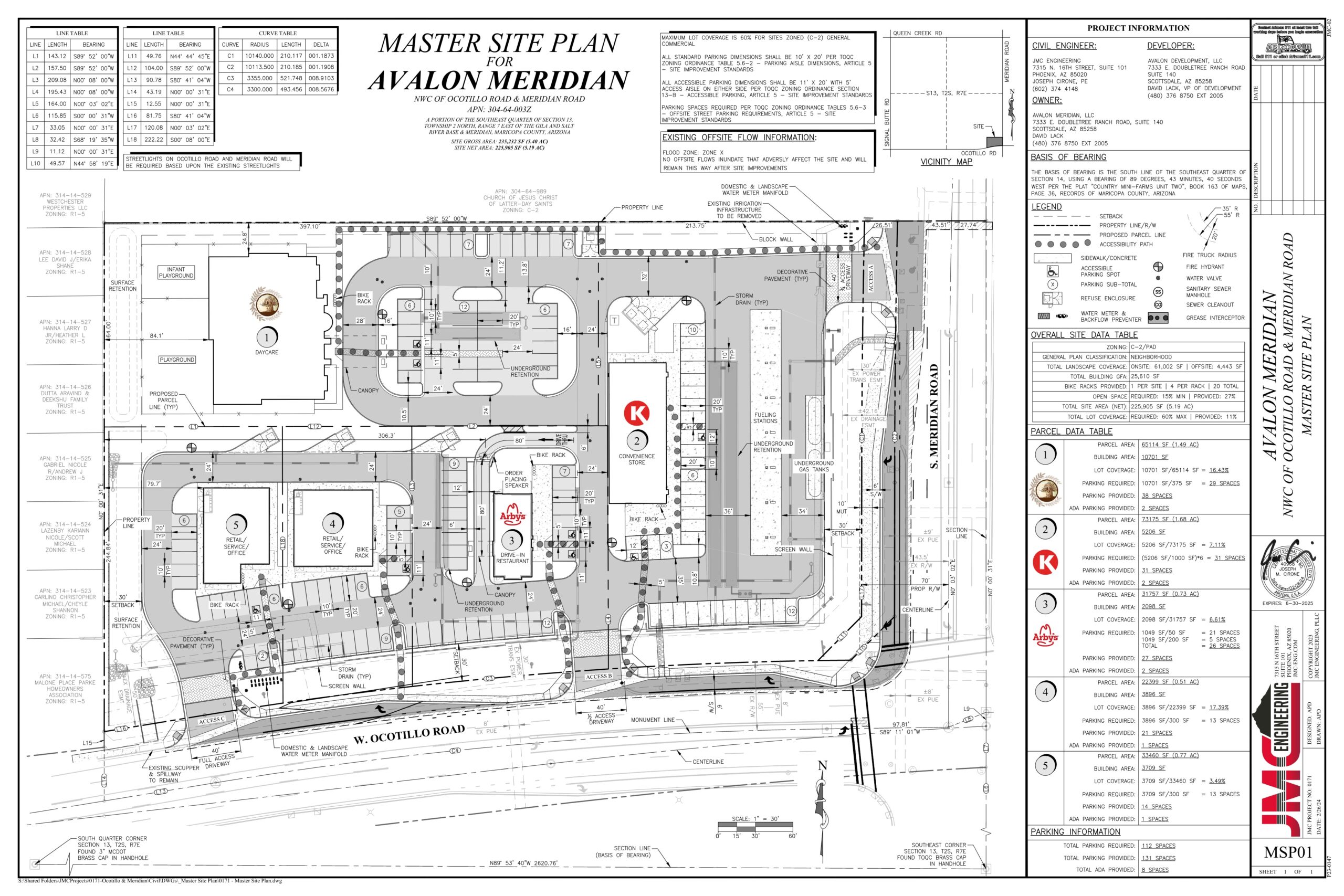 0171 - NEC Ocotillo Road & Meridian Road