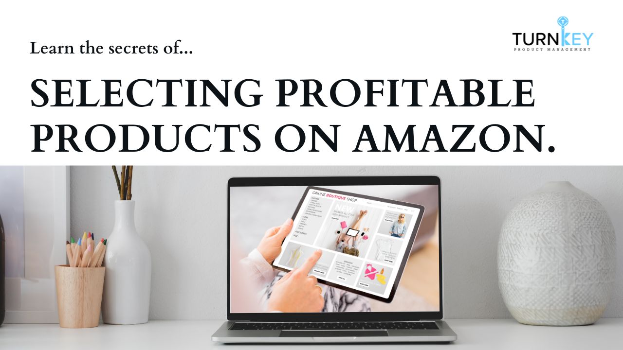 selecting profitable products on Amazon.